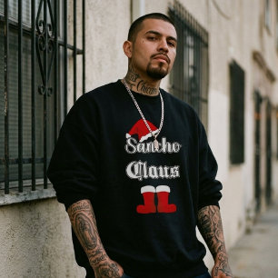 Sudadera Sancho Claus Navidad Divertida