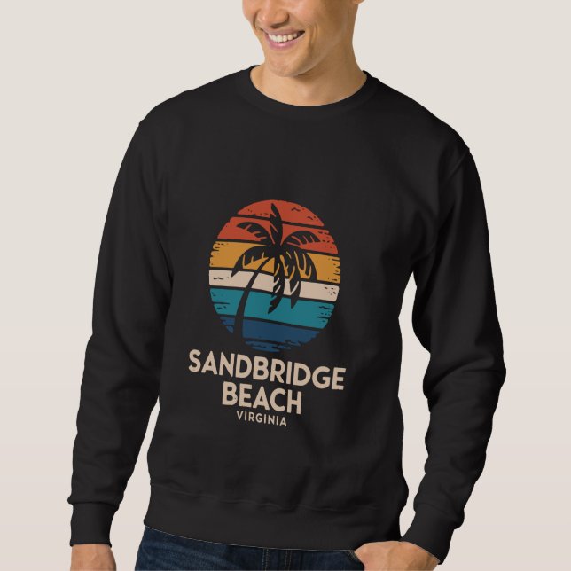 Sudadera Sandbridge Beach US Virginia (Anverso)