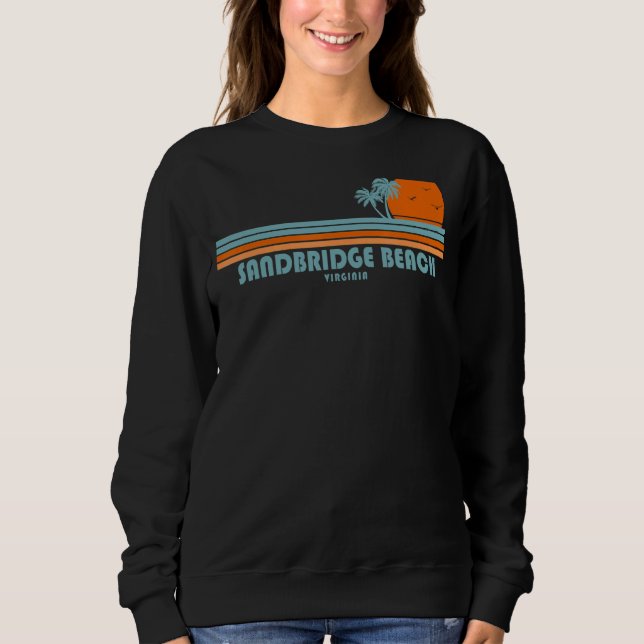 Sudadera Sandbridge Beach Virginia (Anverso)