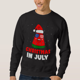 Sudadera Sandía Árbol de Navidad Navidad en Julio Verano