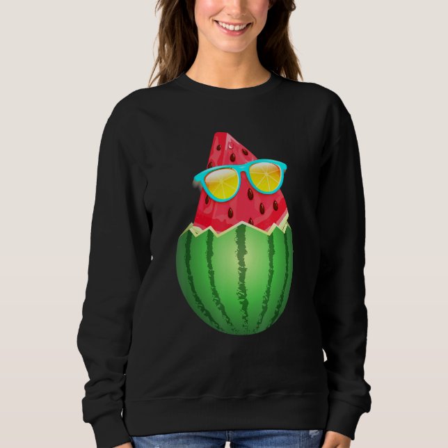 Sudadera sandía de Guay con gafas de sol verano (Anverso)