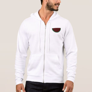 Sudadera Sandía de Palestina Bordado rojo tatreez 