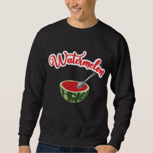 Sudadera sandía - Fruta Cuta de la Cuchara de la sandía
