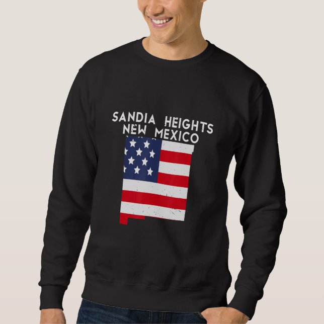 Sudadera Sandia Heights USA State America Travel New Mexica (Anverso)