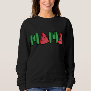 Sudadera sandía mamá amante de la frutilla mamá fruta de ve