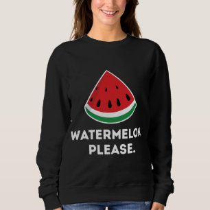 Sudadera sandía Por Favor Vaca Familia De Verano De Frutas