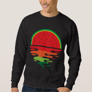 Sudadera sandía veraniega agua de verano Fruta de agua pues
