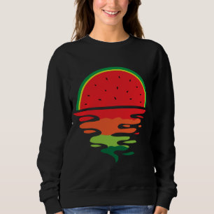 Sudadera sandía veraniega agua de verano Fruta de agua pues