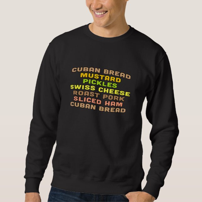 Sudadera Sandwich cubano (Anverso)