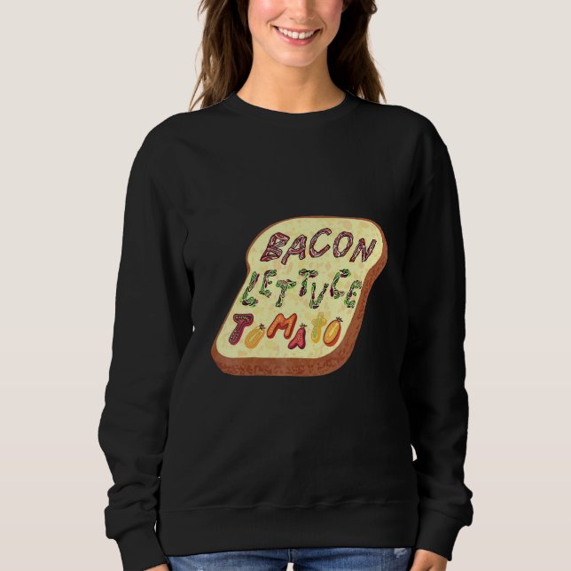 Sudadera Sandwich de tomate negro con lechón (Anverso)