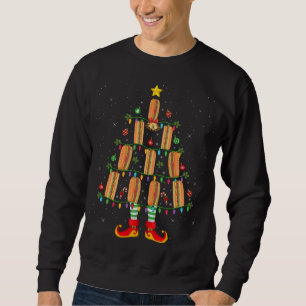 Sudadera Sandwich Lover Xmas Holiday Lighting Sandwich Chri