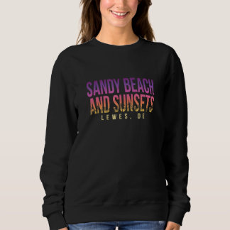 Sudadera Sandy Beach And Sunsets Lewing Tropa De Delaware