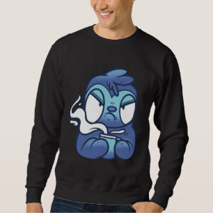 Sudadera Sangre Sombra Con Copa De Café Para Amigos Falsos
