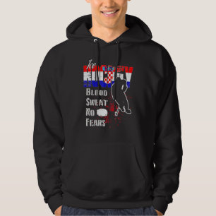 Sudadera Sangre sudorada de hincha croata sin miedo Hockey