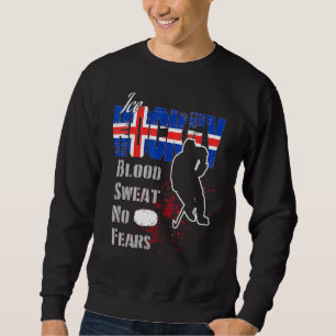 Sudadera Sangre sudorada en Islandia sin miedo al hockey so