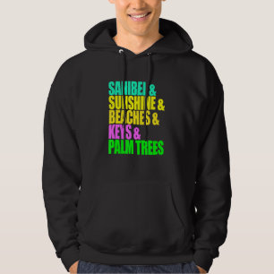 Sudadera Sanibel Florida Playa Palmeras Sunshine Vacati