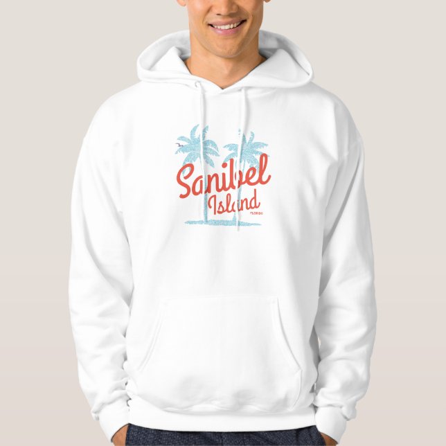 Sudadera Sanibel Island Florida Coral Ocean Souvenir (Anverso)