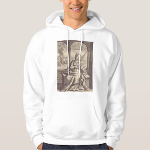 Sudadera Santa Anastasia la Libertadora Arte en Blanco y Ne