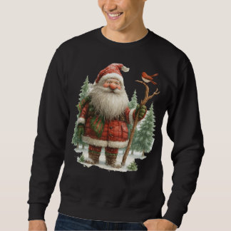 Sudadera Santa and the Winter Songbird
