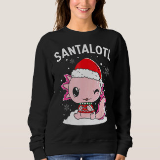 Sudadera Santa Axolotl Amphibian Merry Christman Xmas Day A