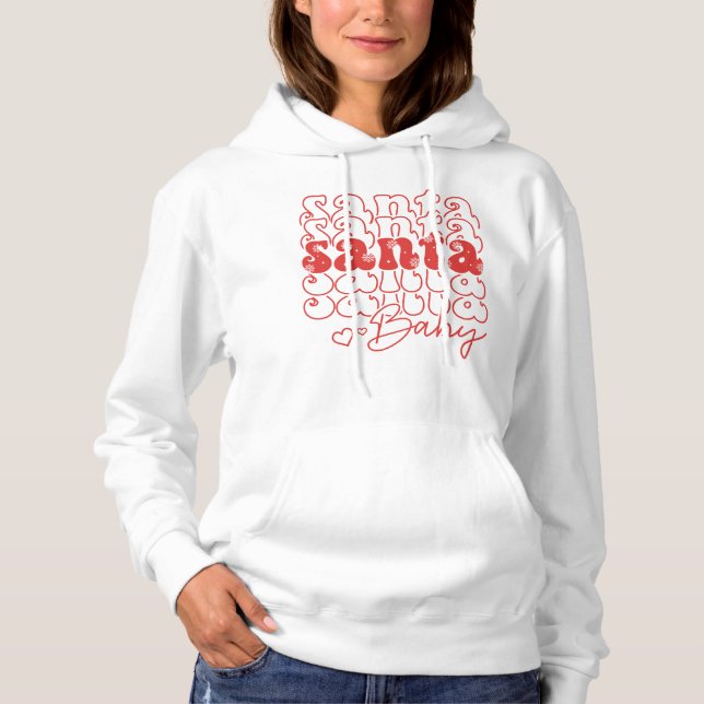 Sudadera Santa Baby Hoodie (Anverso)