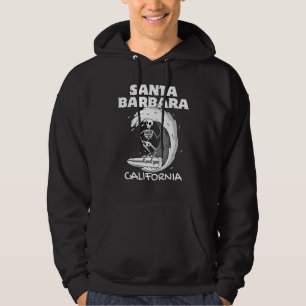 Sudadera SANTA BARBARA CALIFORNIA Surf Retro Wave Vintage S