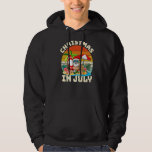Sudadera Santa Christm<br><div class="desc">Navidades Santa Hawái De Surfing Retro En Julio</div>