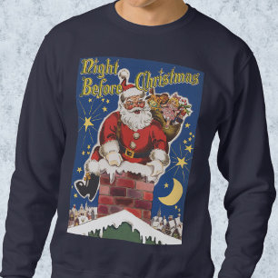 Sudadera Santa Claus antiguo, Era la Noche Antes de Navidad