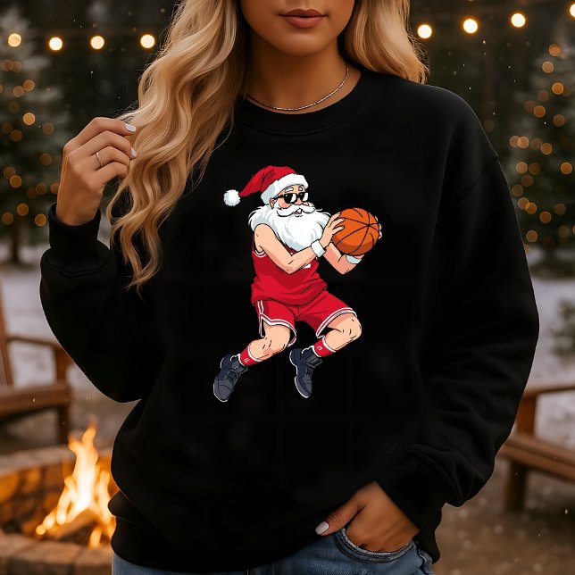 Sudadera Santa Claus Baller Hoops Christmas (Subido por el creador)