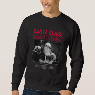 Sudadera Santa Claus Cool Diseño Moderno de Navidad Estétic