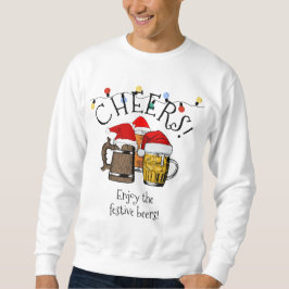 Sudadera Santa Claus de la Cerveza Navidad Unisex