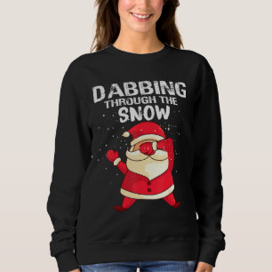 Sudadera Santa Claus Diciembre presenta a la familia de ren