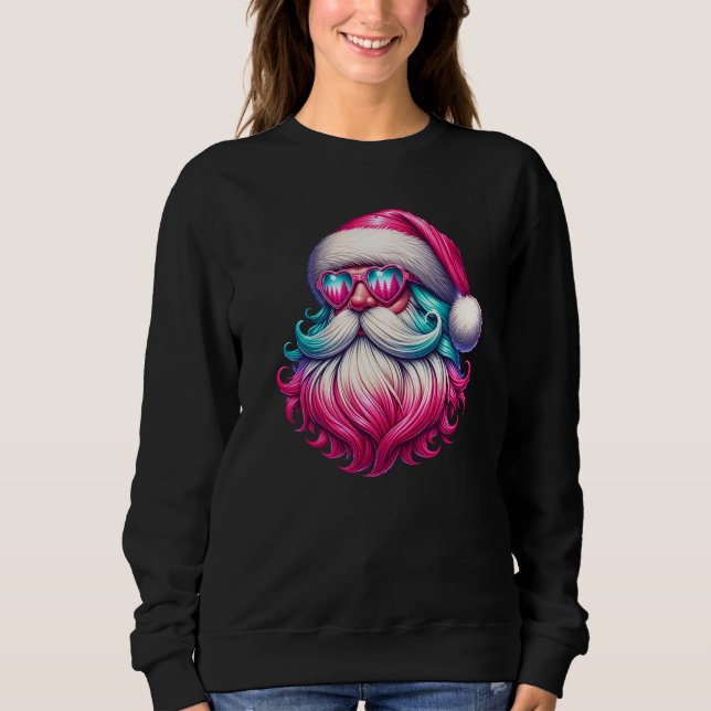 Sudadera Santa Claus festivo (Anverso)