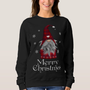 Sudadera Santa Claus Garden Gnome Feliz Navidad Placa