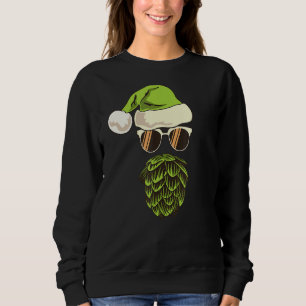 Sudadera Santa Claus Gorra Hop Beard Beer Lover Ugly Christ