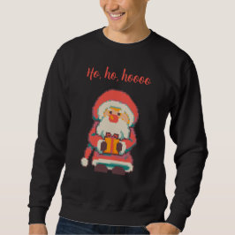 Sudadera Santa, Claus Ho, Ho, Pixelart, Pixel Art 