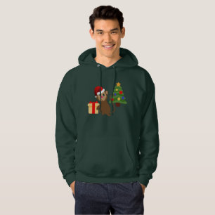 Sudadera santa claus monkey emoji camiseta con capucha