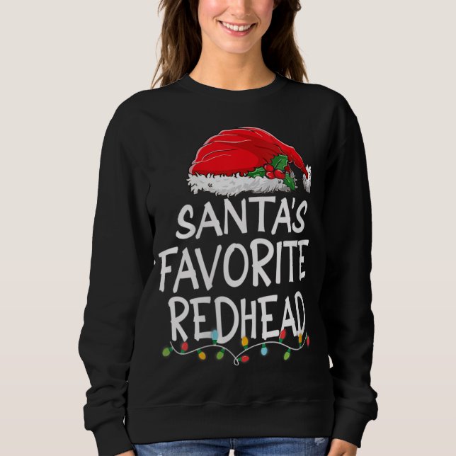 Sudadera Santa Claus, Navidades de Redhead favoritos (Anverso)