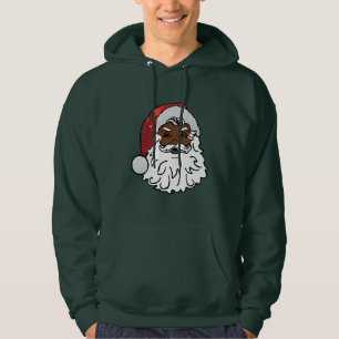 Sudadera santa claus negro secuenciado