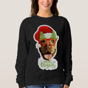 Sudadera Santa Claus Pitbull Dog