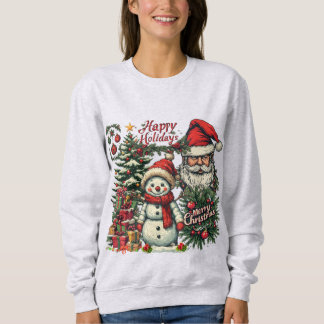 Sudadera Santa Claus viene en un Grey