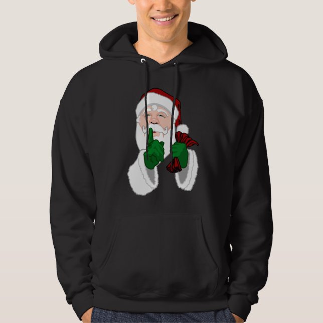 Sudadera Santa Clause Hoodie Sweatshirt Santa Sweatshirts (Anverso)