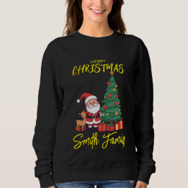 Sudadera Santa Cláusula de Árbol de Navidad
