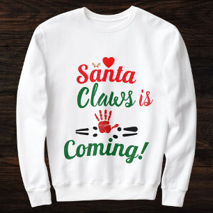 Sudadera Santa Claw se acerca la Navidad personalizada