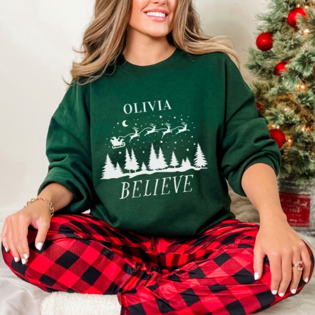 Sudadera Santa cree que los Navidades son verdes (Subido por el creador)