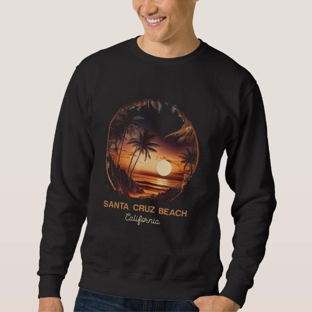 Sudadera Santa Cruz Beach California (Anverso)