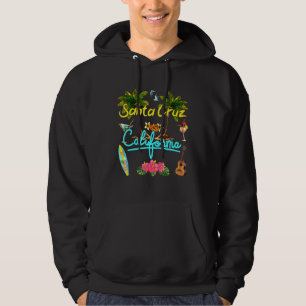 Sudadera Santa Cruz California Beach Summer Palm Sun Set Pa