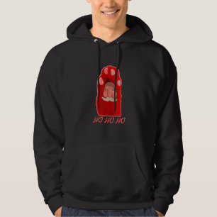 Sudadera Santa de Navidad en las patas del gato