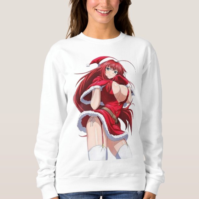 Sudadera Santa Diva Anime Winter OutfitT-Shirt (Anverso)