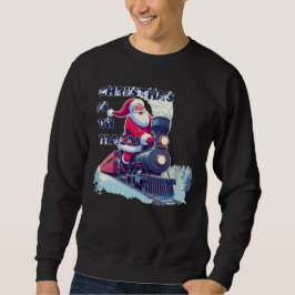 Sudadera Santa en un tren
